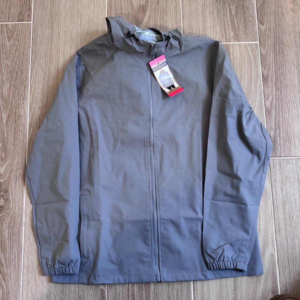 Gray Raincoat for Men
